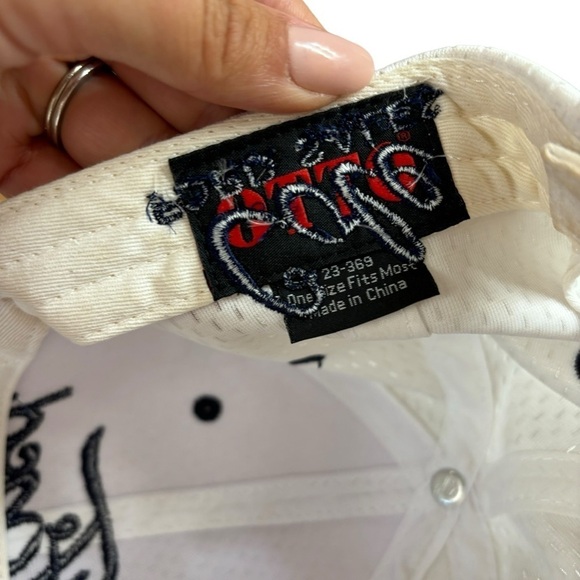 Ford White Navy OSFM Adjustable Baseball Cap Classic  Hat Mesh Embroidered - Picture 5 of 13